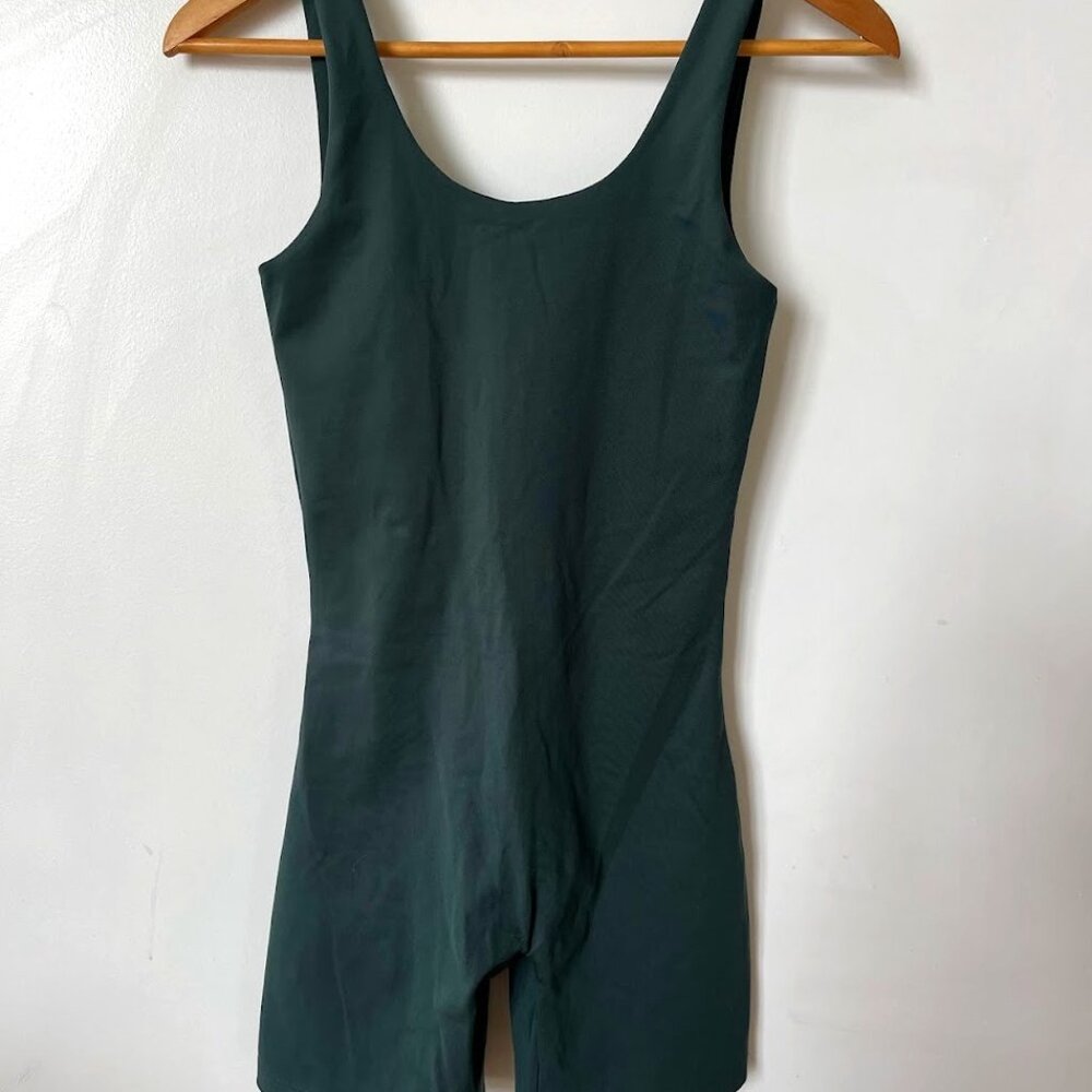Girlfriend Collective Bike Unitard Jumpsuit Romper | Size: XS | Color: Green